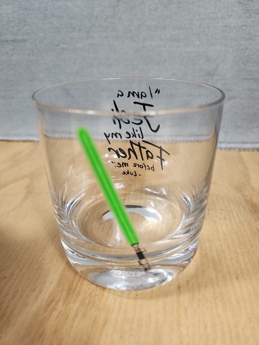 Star Wars Luke Skywalker Lichtschwert kurzes Trinkglas - 10 Unzen - 2er Set - Bild 4 von 4