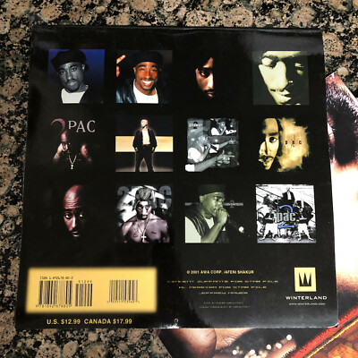 2PAC カレンダー Lot of 5 - Vintage 2pac Tupac Shakur Wall Calendar 1999 2000