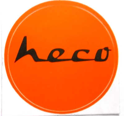 Promotional Stickers Heco Hifi Speaker Audio Germany 80er Years 2 13/16in