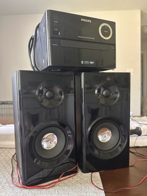 Philips Model BTM2180/37 USB/Bluetooth/CD Player Micro Stereo System w/ Speakers
