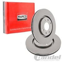 2X Mapco Bremsscheiben 283Mm BelÜFtet Vorne Passend FüR CitroËN Xantia Xsara Zx