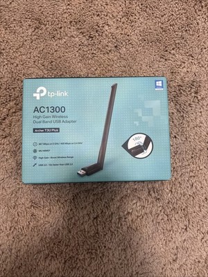 TP-Link USB WiFi Adapter Desktop PC AC1300 USB 3.0 Wireless Dual Band T3U Plus