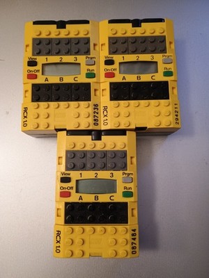 LEGO Mindstorms RCX 1.0 Programmable Brick Lot of 3 TESTED 