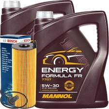 BOSCH ÖLFILTER + 10L 5W-30 MANNOL MOTORÖL passend für LAND ROVER III SPORT 3.6 D