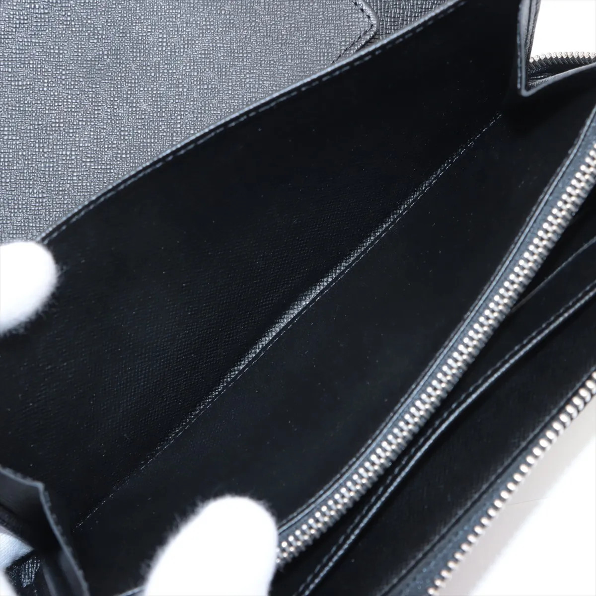 Louis Vuitton Damier Graphite Zippy Organiser N63077 Black Zip Round Wallet thumbnail 7