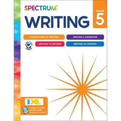 Spectrum Writing Workbook, Grade 5 by Spectrum Paperback Book