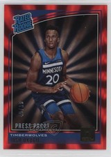 2018 Panini Donruss Rated Rookies Press Proof Red Laser 40/99 Josh Okogie 16uo