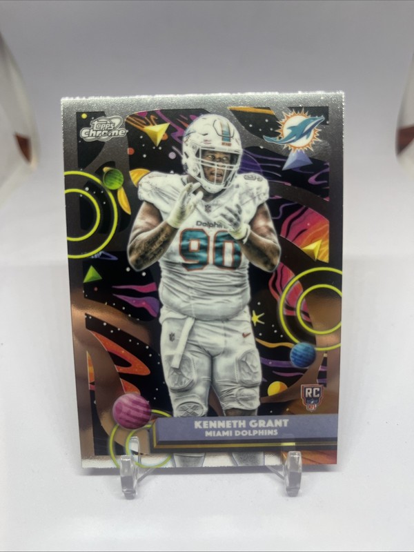 Kenneth Grant 2025 Topps Chrome Cosmic #161  Miami Dolphins