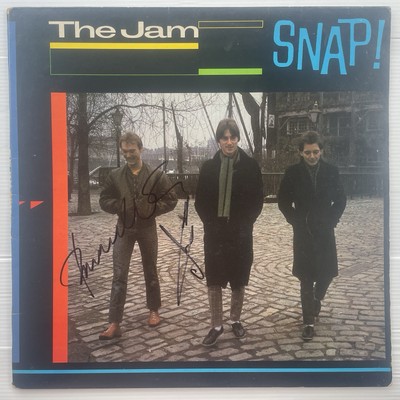 SIGNIERT PAUL WELLER RICK BUCKLER THE JAM SNAP! VINYL ALBUM SELTEN ORIGINAL