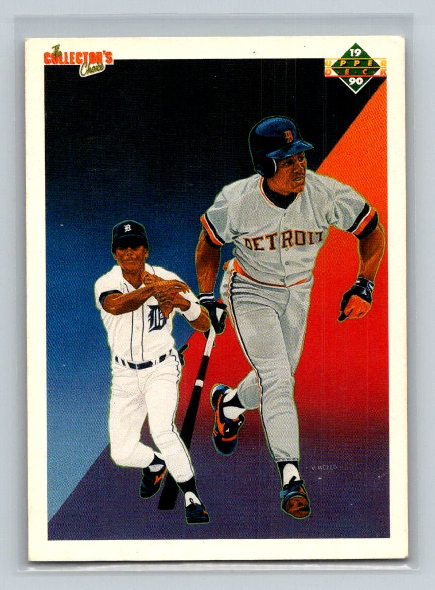 1990 Upper Deck #41 Lou Whitaker Detroit Tigers Baseball Card