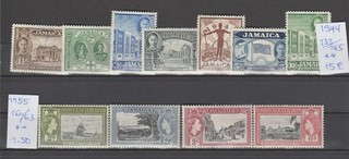 JAMAIKA 1944 139/145 1955 160/63