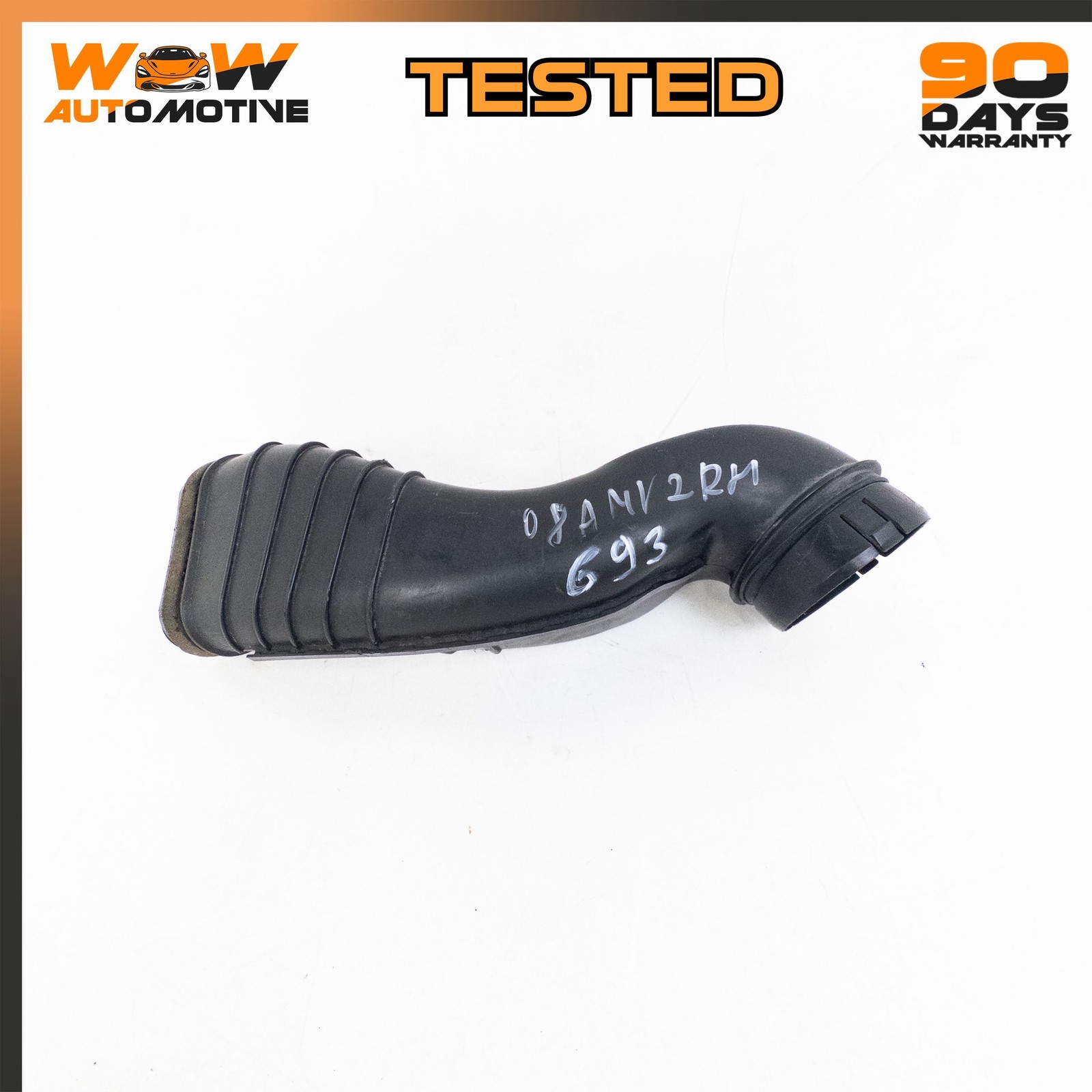 06-16 ASTON MARTIN V8 VANTAGE 4.3L FRONT RIGHT AIR CLEANER INTAKE INLET HOSE OEM
