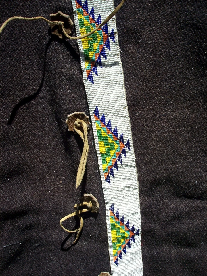 Leggings vintage con cuentas Assiniboine - ¡Hermosos e increíbles! Foto 3 de 4