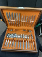 MAPPIN & WEBB Cutlery MELODY Pattern 73 Piece Canteen for 6 (80)