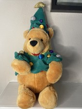 Disney Winnie The Pooh Plush Bear Christmas Tree Ornament Stuffed Animal Costume