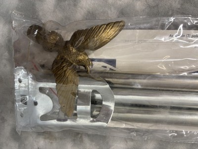 Valley Forge US1-1 6' Steel Flag Pole Kit w/Bracket & Eagle Topper No Flag Incl
