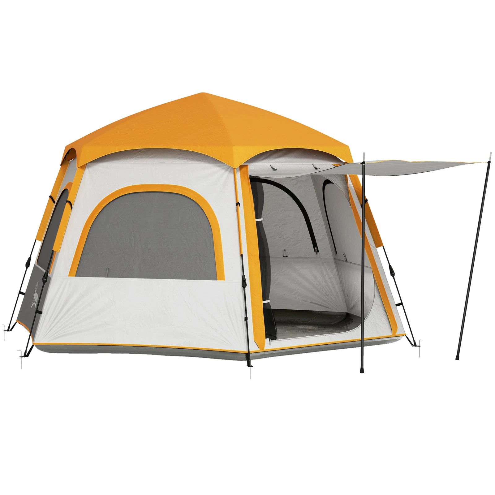 Outsunny Instant Camping Tent, 4 Person Easy Setup Dome Tent, Light Grey
Opens in a new window or ta