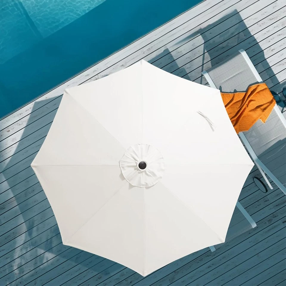 Garden Beach Umbrella 3m UV Protection Cantilever Parasol Outdoor Patio Shade DE - Bild 2 von 4