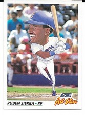 RUBEN SIERRA 1992 SCORE ALL STAR #437