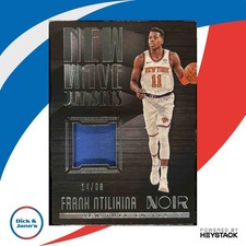 2017-18 Panini Noir Frank Ntilikina New Wave Jerseys /99 RC York Knicks
