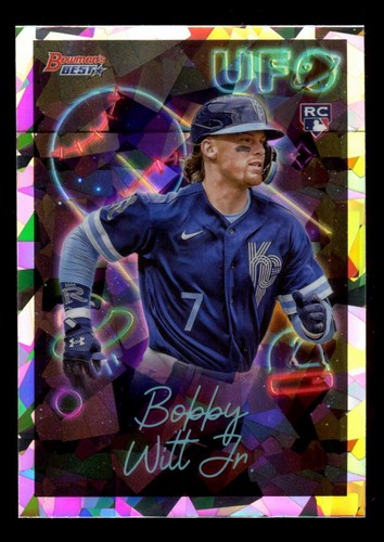Bobby Witt Jr. [Atomic] #UFO-12 2022 Bowman's Best UFO card