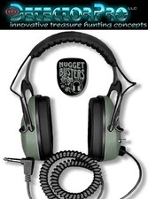 Nugget Busters NDT Platinum Metal Detector HEADPHONES DetectorPro 150 ohms NEW