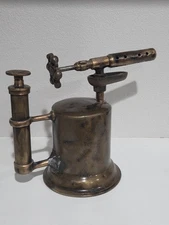 RARE Antique Clayton & Lambert No. 56 Brass Blow Torch UNTESTED 
