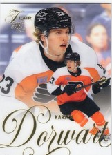2025-26 FLEER FLAIR ROOKIE CARD RC #187 PHILADELPHIA FLYERS - KARSEN DORWART