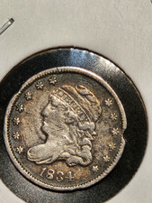 1834 CAPPED BUST HALF DIME