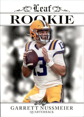 2024 Leaf ROOKIE GARRETT NUSSMEIER RC #RA-69 FOOTBALL LSU TIGERS Mint