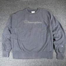 Champion Reverse Weave Sweatshirt Mens M Crewneck Spell Out