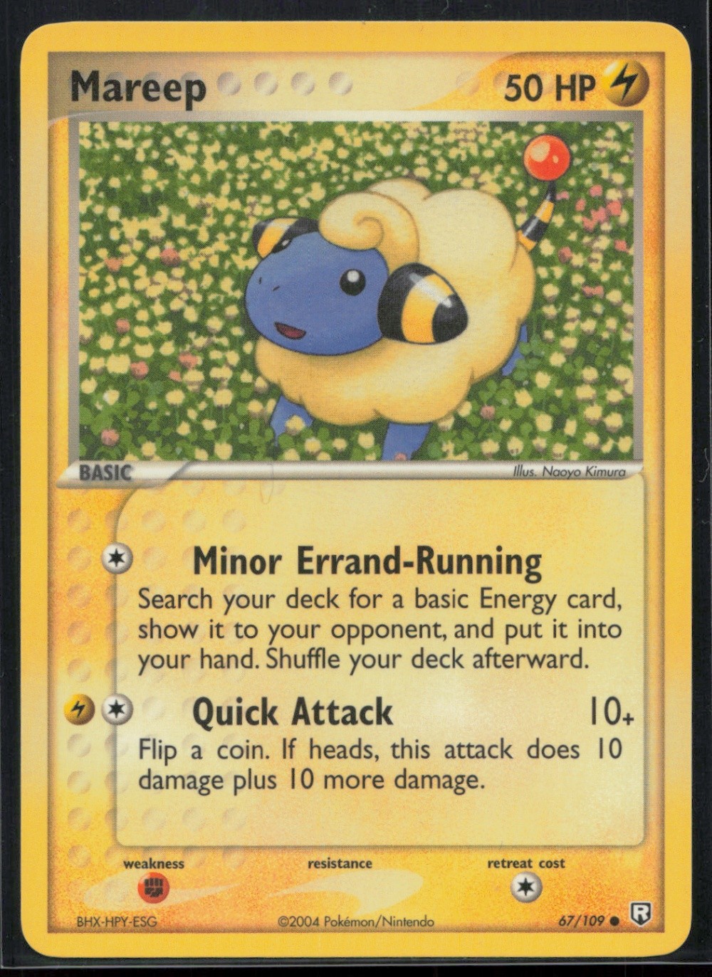 Mareep Common Team Rocket Returns 67/109 NM