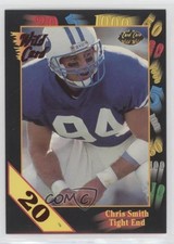 1991 Wild Card Draft 20 Stripe Chuck Smith Chris Smith #124 Rookie RC 07rd. rookie card picture