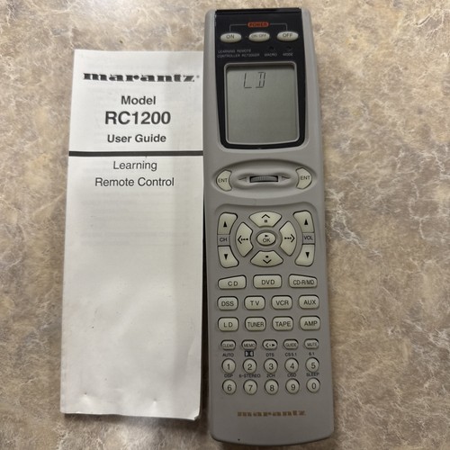 Genuine Marantz Rc1200 Universal Learning Remote Excellent Condition! W/Manual