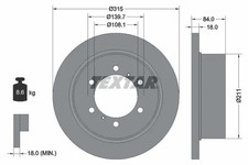 Disque de frein Mitsubishi PAJERO