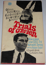 SCARCE PETER FALK (Columbo) Trials of O'Brien Vintage TV tie-in pb book