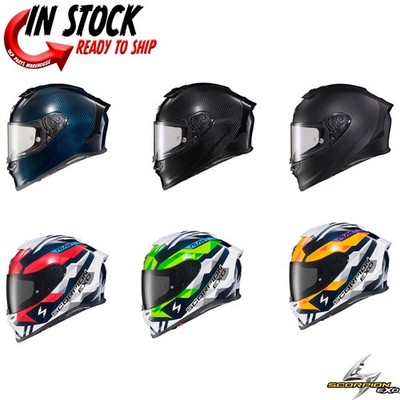 2026 SCORPION EXO-R1 AIR CARBON FULL FACE MOTORCYCLR HELMET - PICK SIZE & COLOR