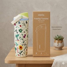 NEW IN BOX Owala FreeSip Tumbler 30oz Mother's Day Garden Insulated Water Bottle