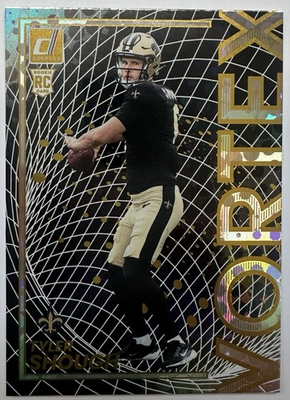 #ad Panini 2025 Donruss Football Vortex Tyler Shough Rookie Vortex #18 Saints $2.00