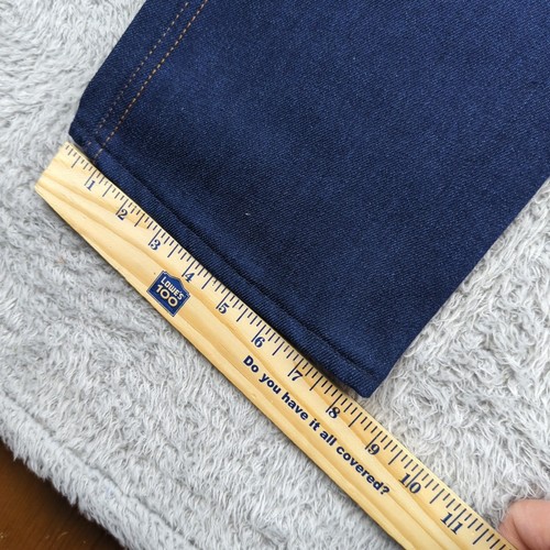 Vintage JC Penney Jeans Boys 16 Husky 31x29 Blue Straight Leg Western 80s 90s - Picture 13 of 22