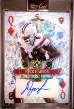 2024 Wild Card 5 Card Draw #SDHD-NHA Nyck Harbor Auto Kaleidoscope Platinum #/1