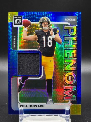 2025 Donruss Optic Will Howard Blue Hyper (RAW)