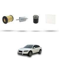 Hoffcar Set Service - 4 Filter FüR Volvo C30 2.0/2.0 Flexifuel 107KW Von 2006
