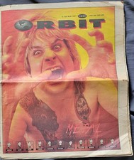 1992 Orbit Magazine - Metro Detroit - Ozzy Osbourne Cover Rare