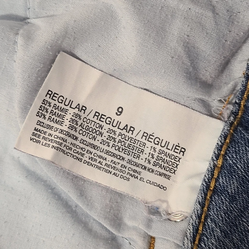 Pantalones Cortos Grane Supergirl Talla 9 Juniors Corte Look Patchwork Usados en Excelente Condición Foto 4 de 4