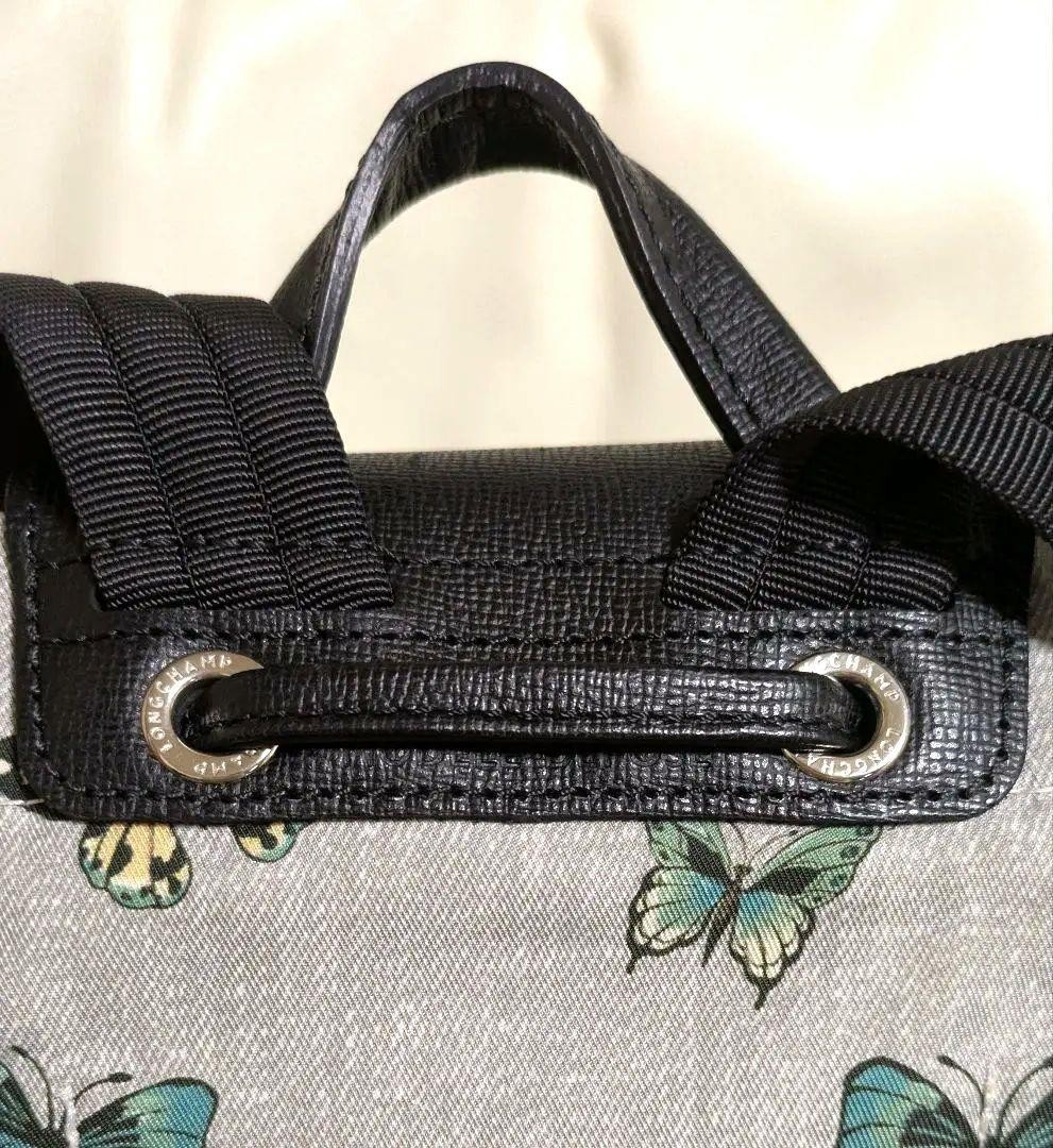 LONGCHAMP Drawstring Backpack with Butterfly Patt… - image 24