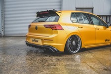 Maxton Design Diffusor Flaps passend für VW Golf Mk8 FL schwarz Hochglanz