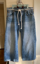 PeppinoPeppino The 50s Selvedge Denim Culotte, Vintage Light Blue
