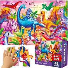 Riesige Bodenpuzzle ab 3 4 5 &ndash; 60x90 cm, 48teilige Puzzle Spiele ab 2 3 4 Jah...