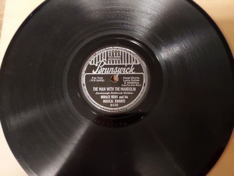 Late 30s Brunswick 78/HORACE HEIDT and his Musical Knights../E!